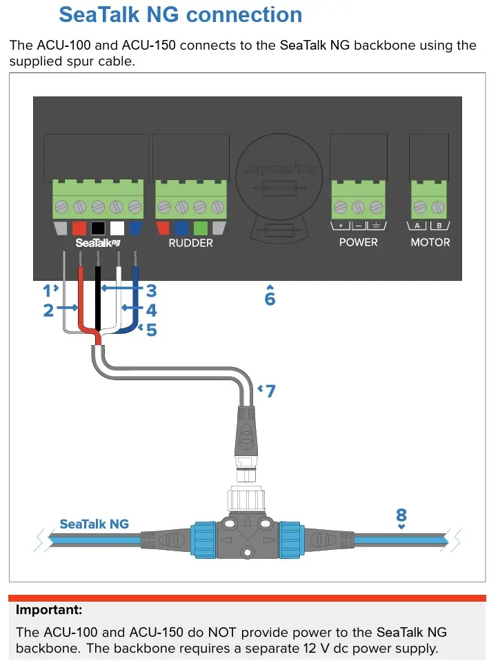 Raymarine ACU-150 Actuator Control Unit - Изoбражение 2