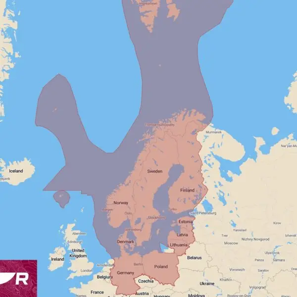 Raymarine LightHouse merekaart NEU (North Europe)