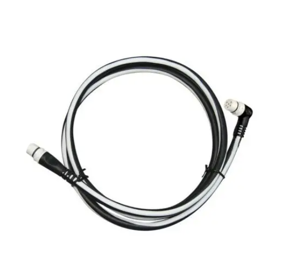 STNG Spur kaabel - üks ots sirge ja teine 90° nurgaga, 1m