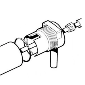 ST4000 Tiller Drive End Cap