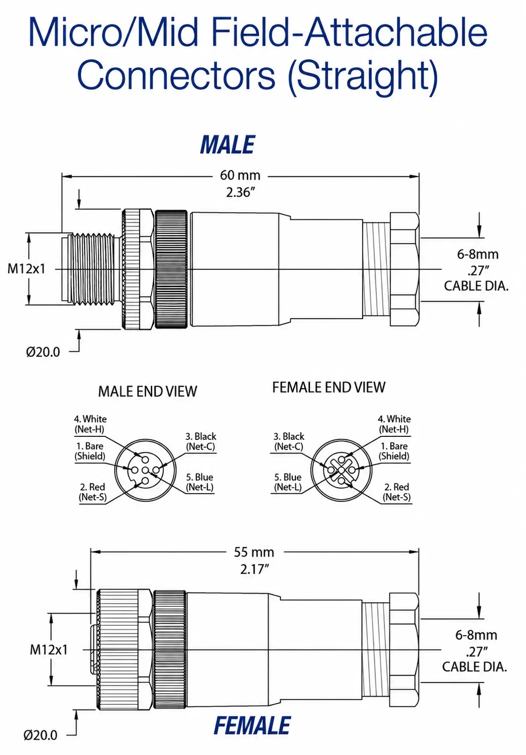 Isepaigaldatav NMEA 2000 liitmik (Male) - Pilt 4
