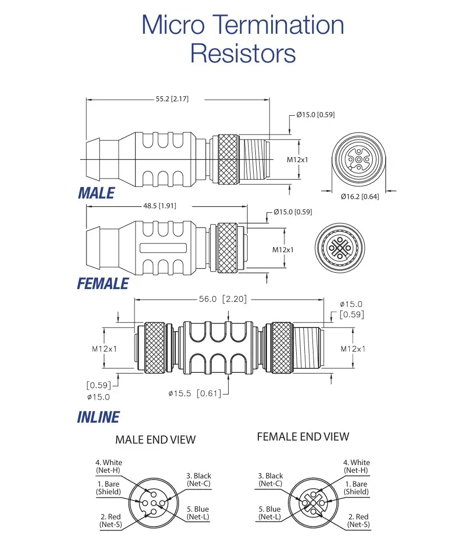 NMEA 2000 Terminator Male - Pilt 2