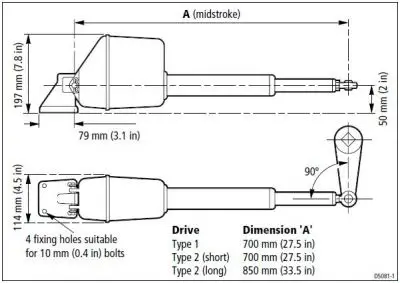Raymarine Type 2 Linear Drive 24 V - Image 4